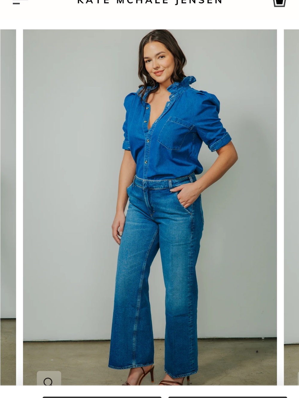KMJ Denim blouse
